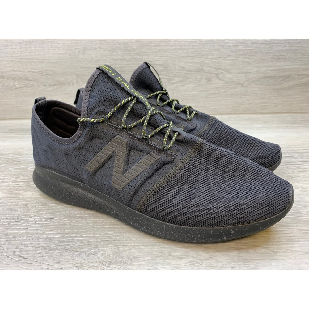 New Balance Coast v4 Men's 14 4E Wide Black Yellow Running Athletic Shoes